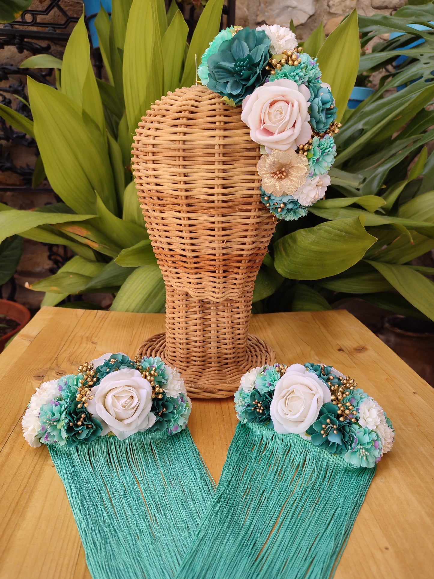 Conjunto aguamarina