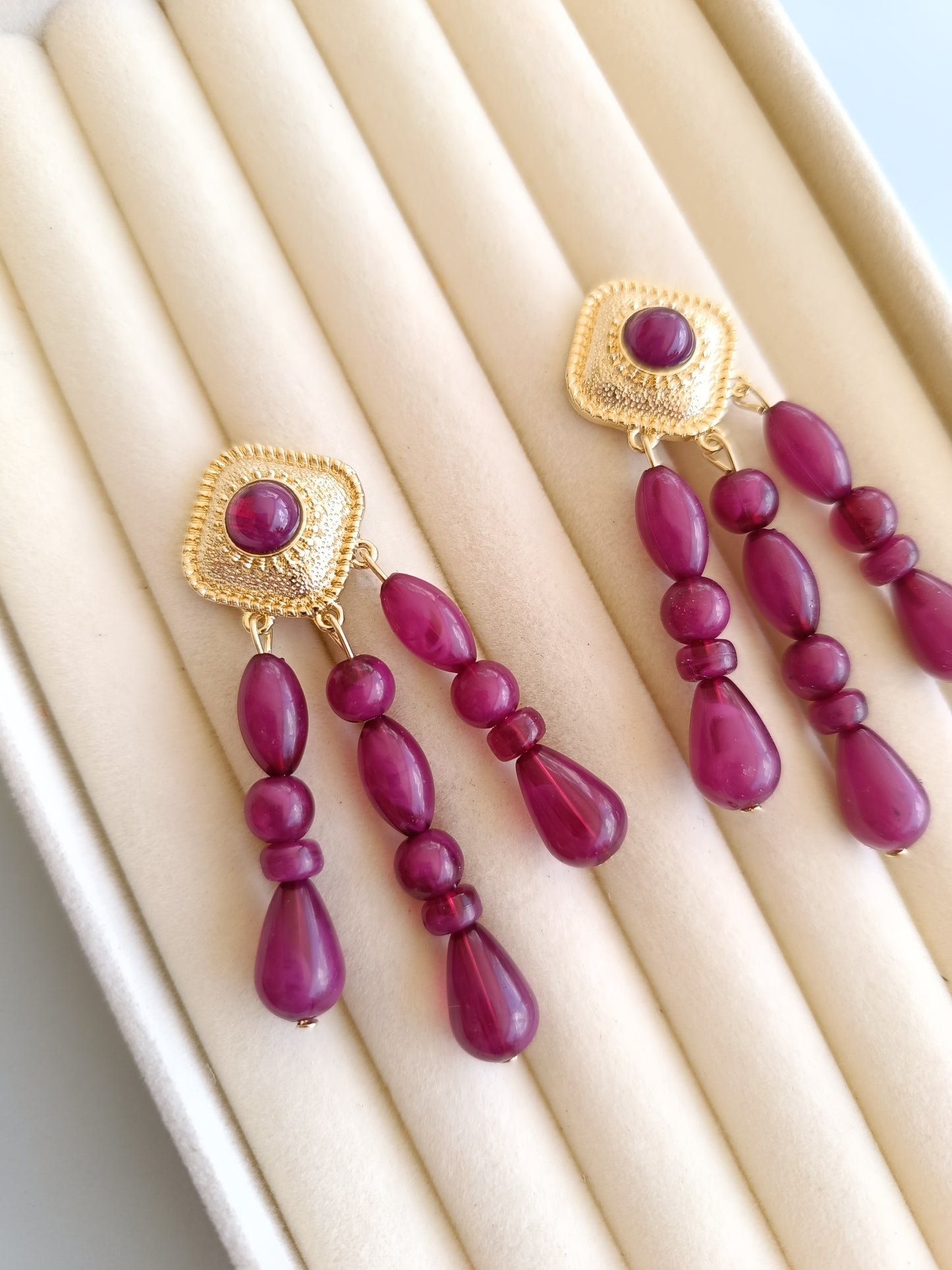 Pendientes "Río tinto"