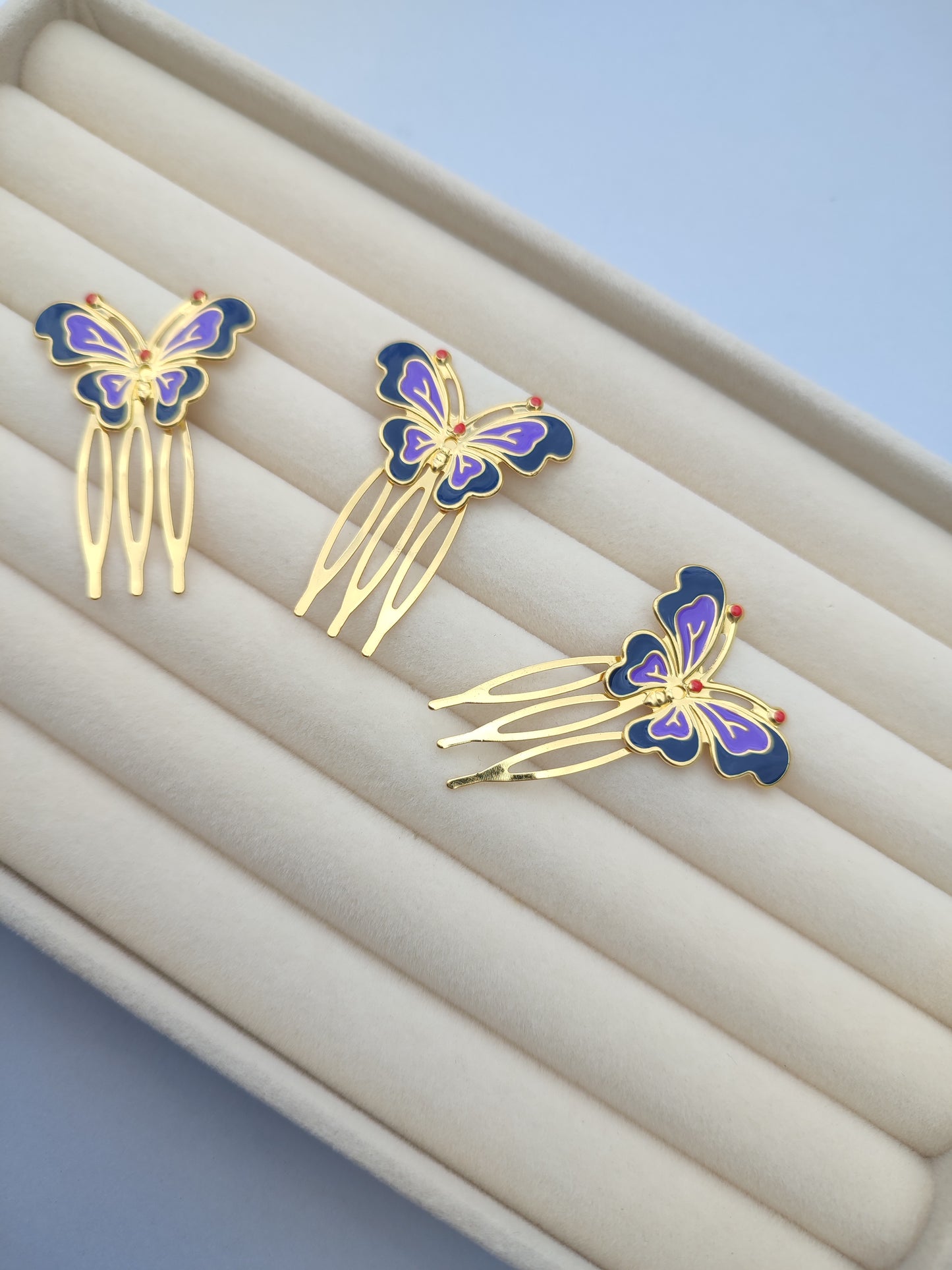 Peina mariposa lila (unidad)