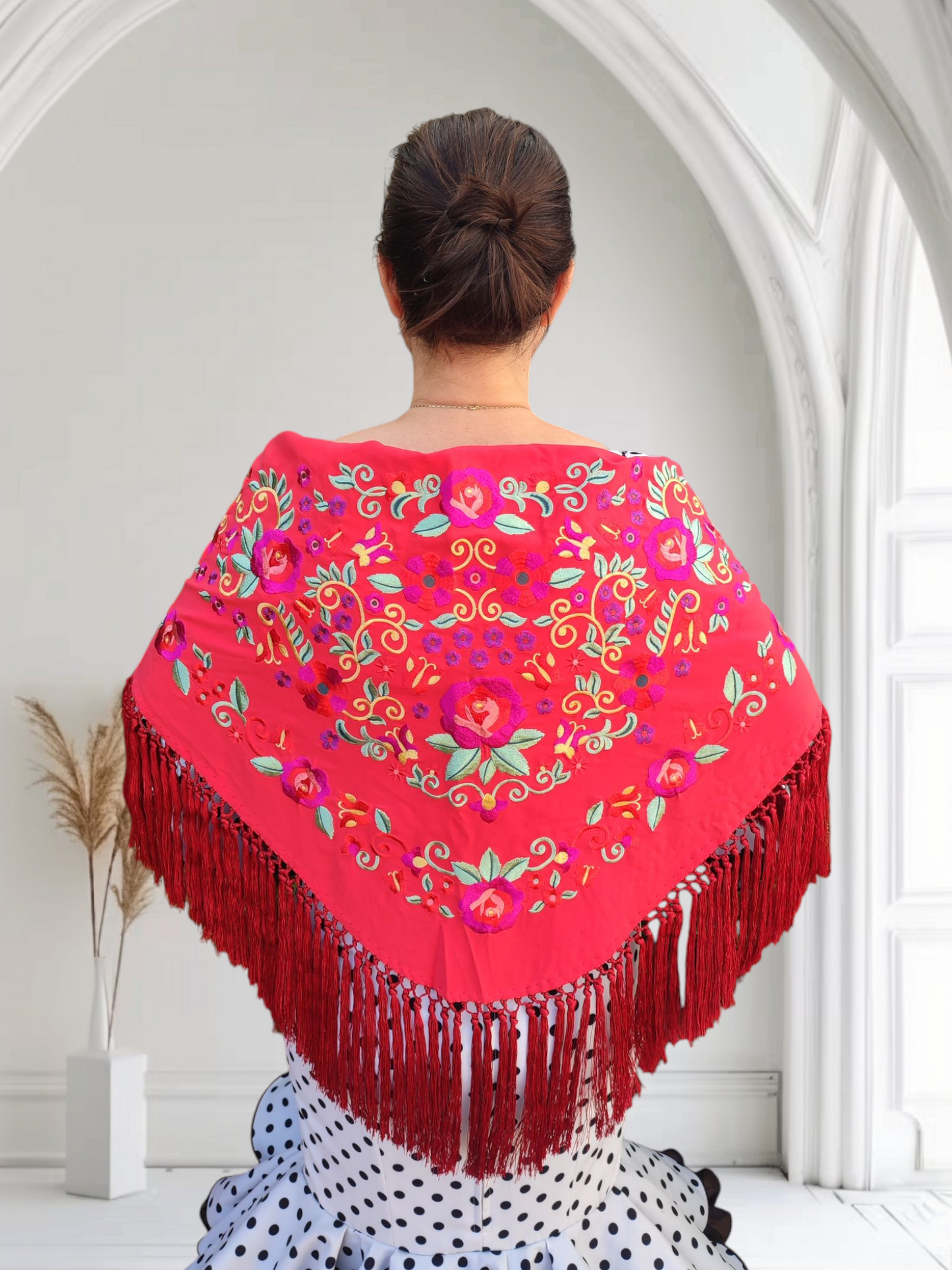 Mantoncillo "Alhambra" rojo