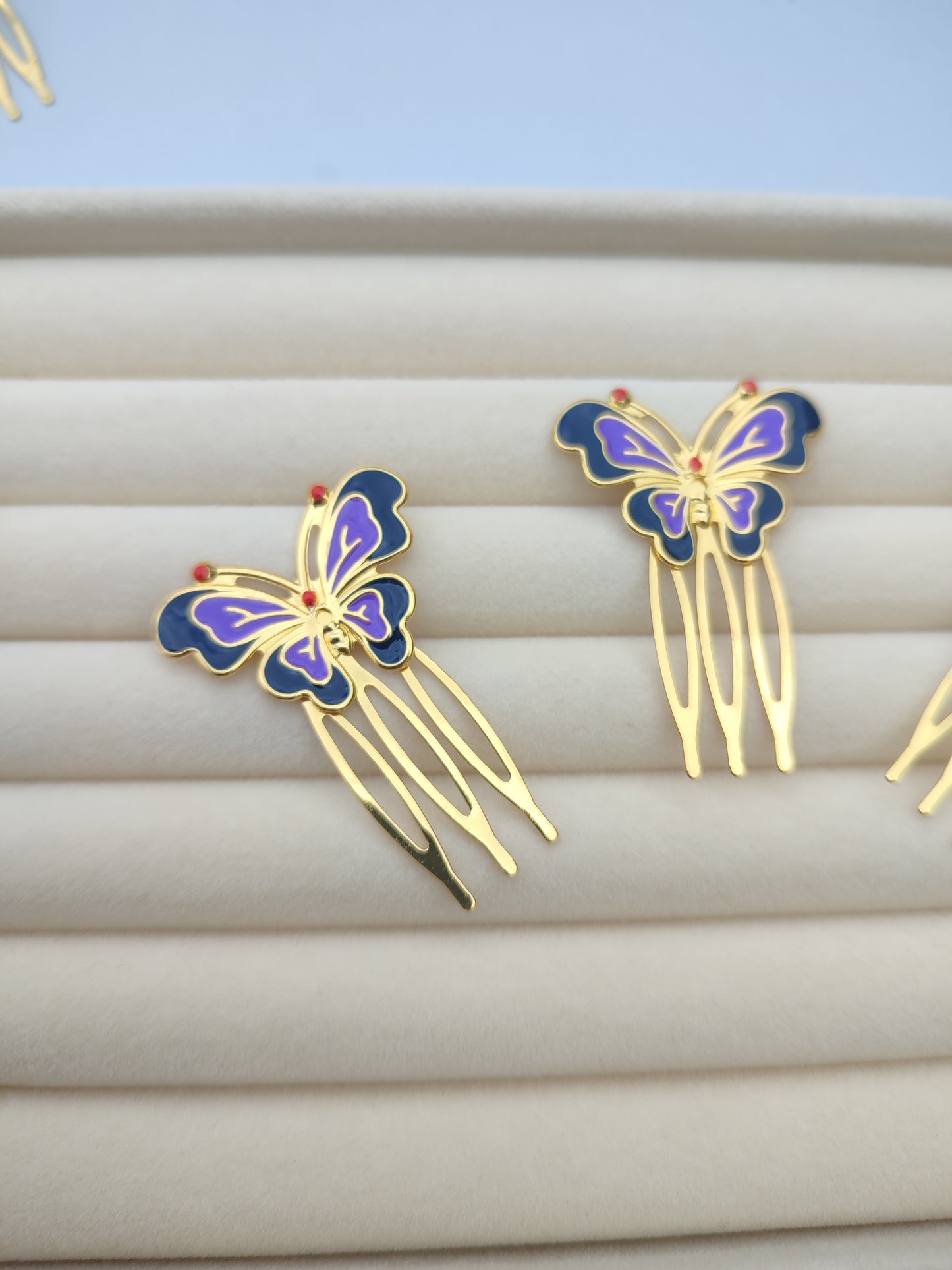 Peina mariposa lila (unidad)