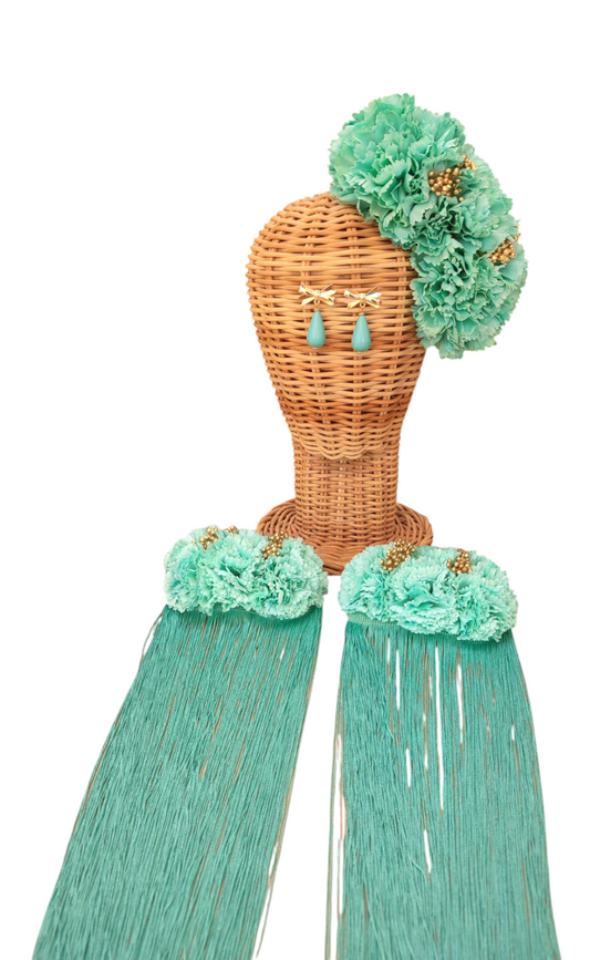 Conjunto "Talía" verde agua