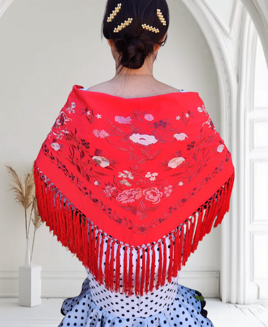 Mantoncillo "Esperanza" rojo