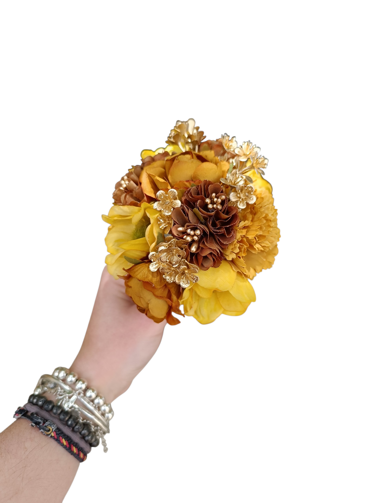 Ramillete mostaza y amarillo