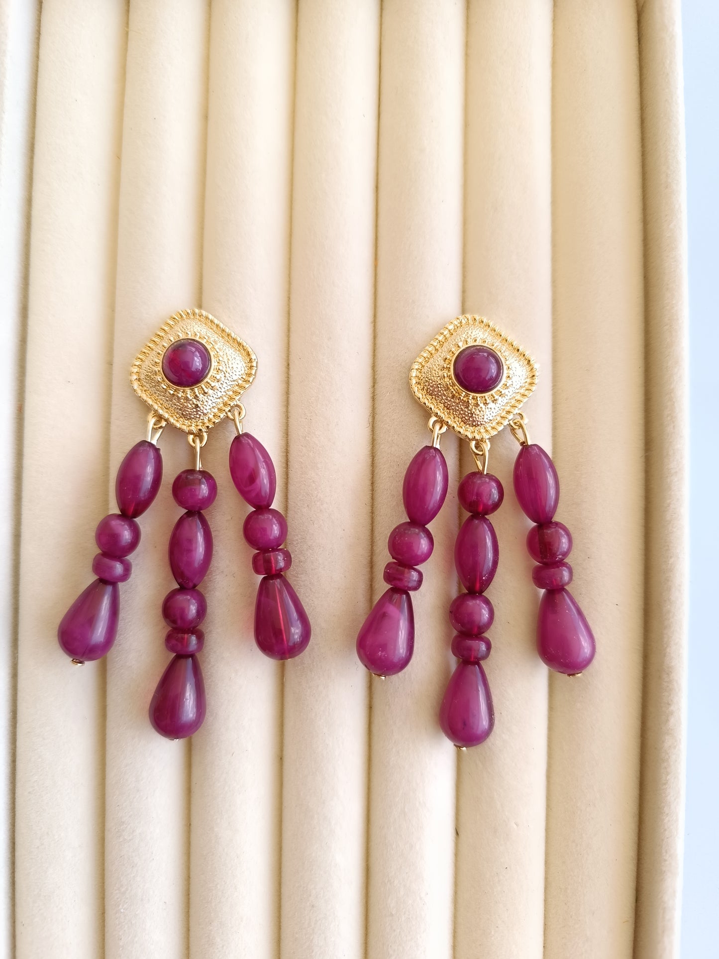 Pendientes "Río tinto"