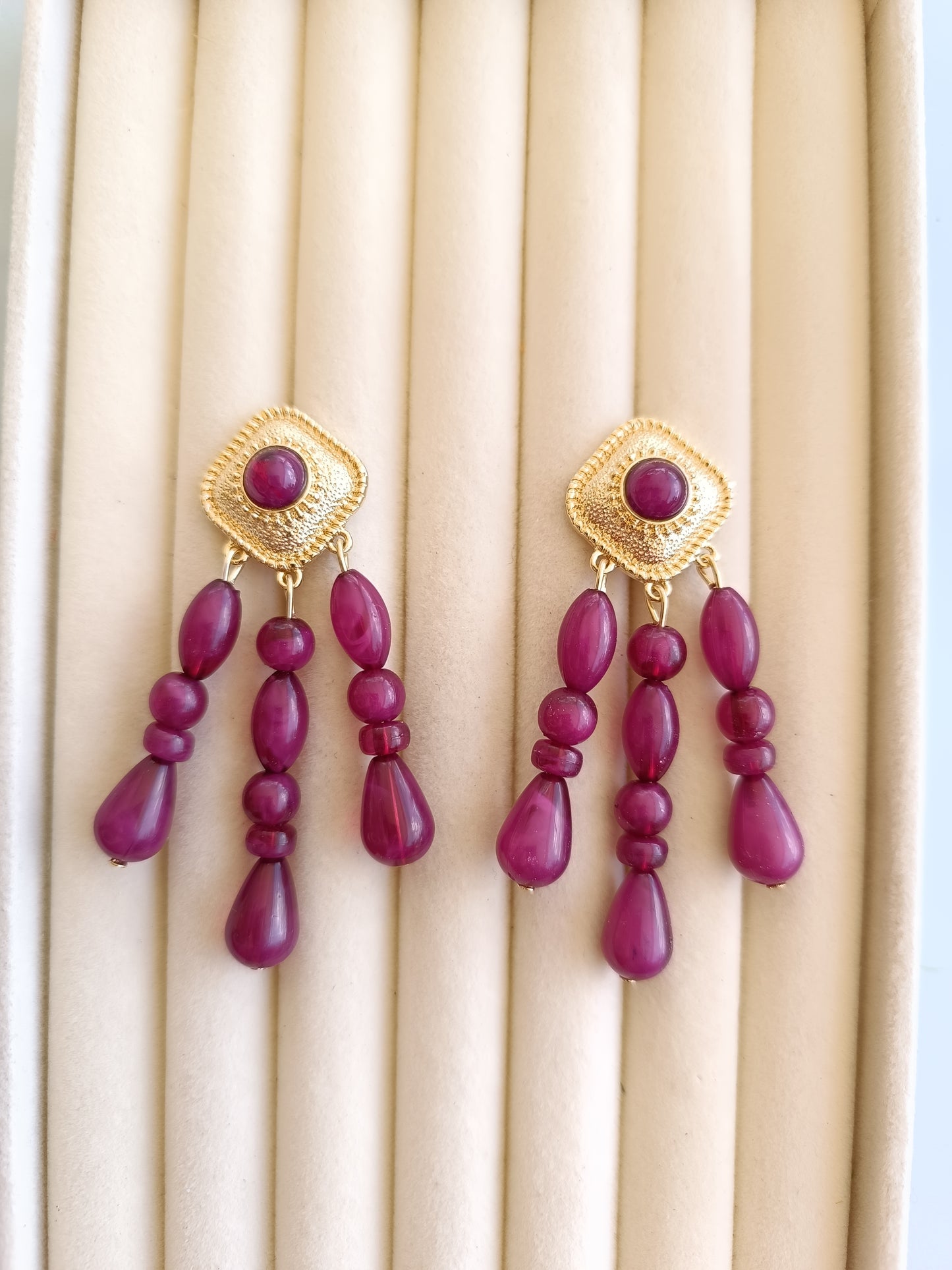 Pendientes "Río tinto"