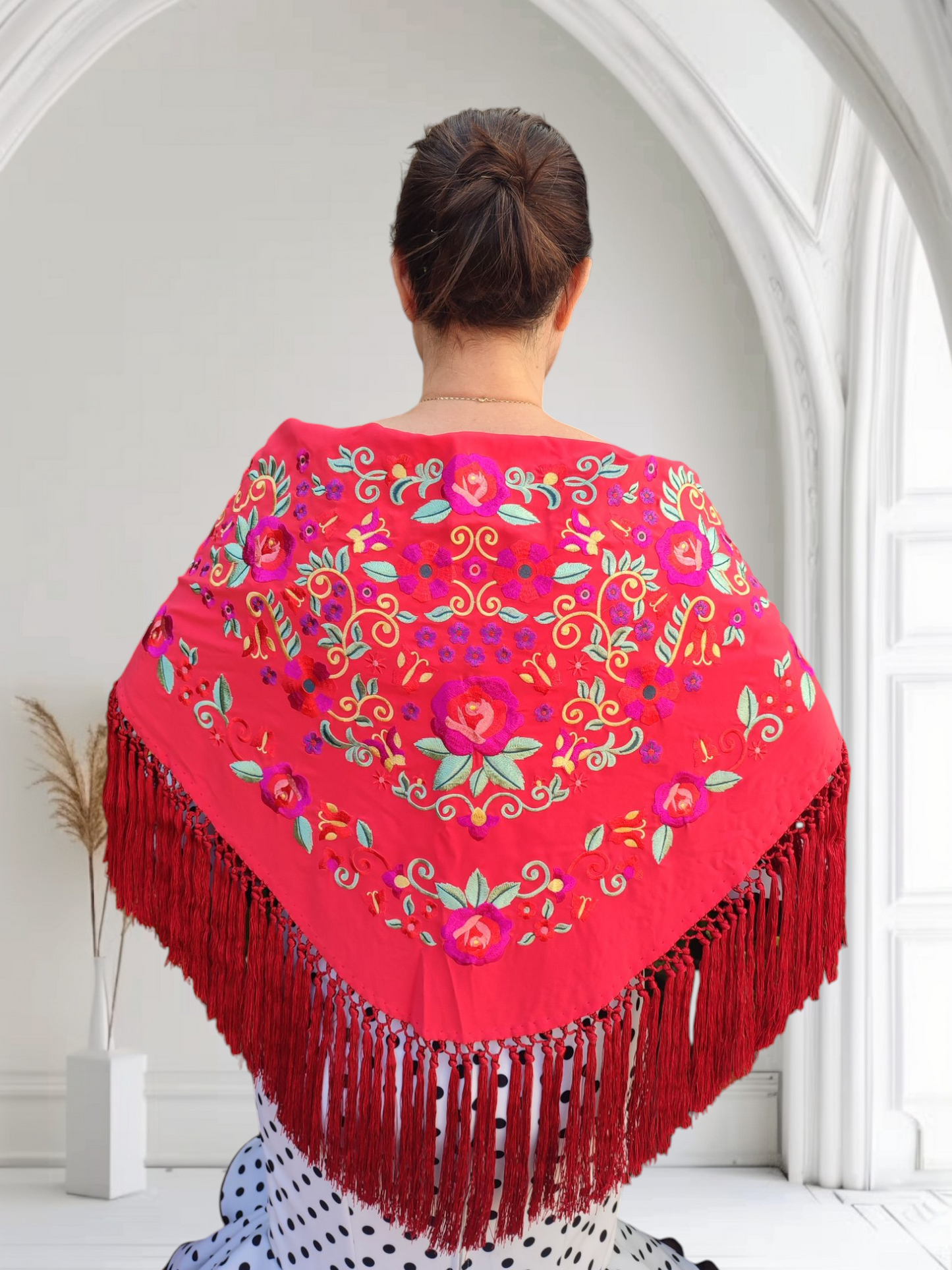 Mantoncillo "Alhambra" rojo
