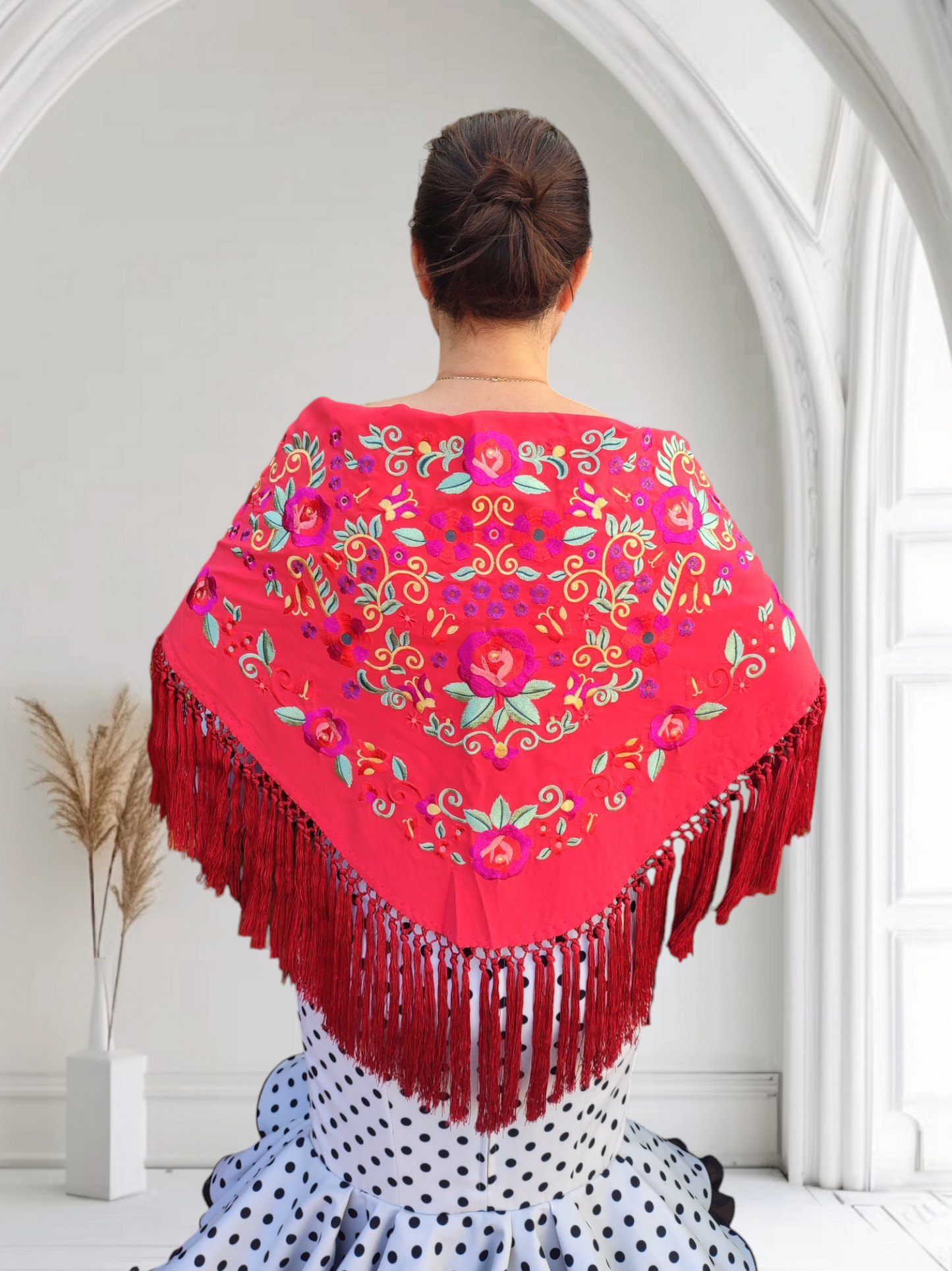 Mantoncillo "Alhambra" rojo