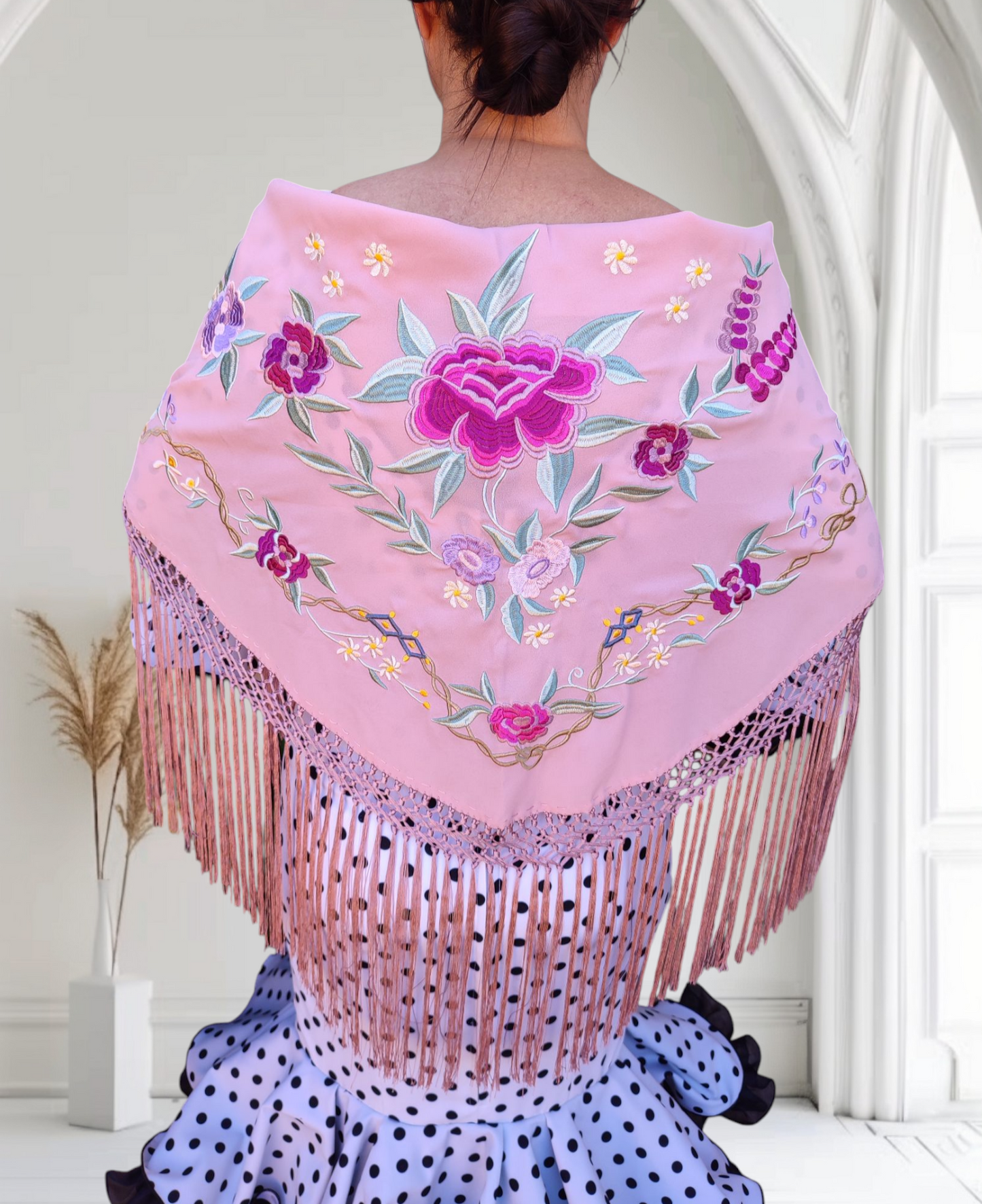 Mantoncillo "Alcázar" rosa