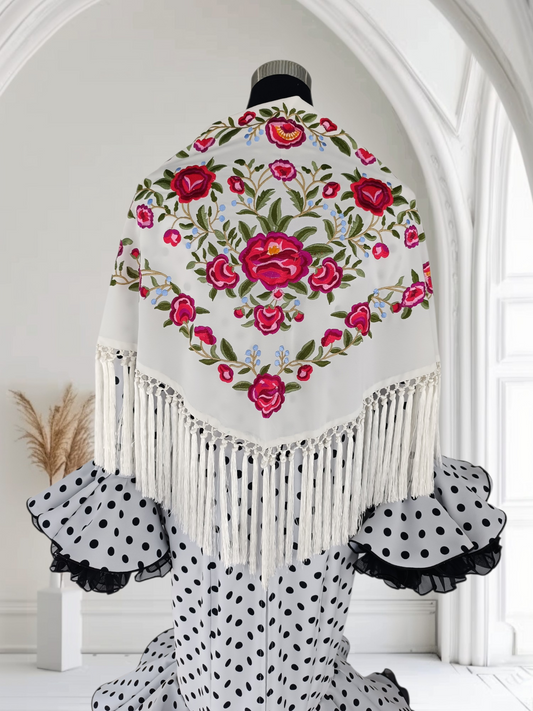 Mantoncillo "Macarena" beige