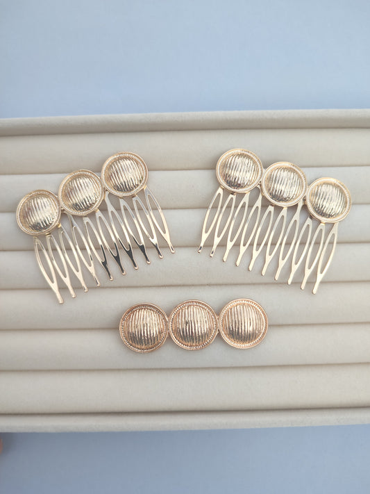 Conjunto monedas oro