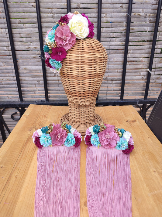 Conjunto "Irene" hombreras y corona